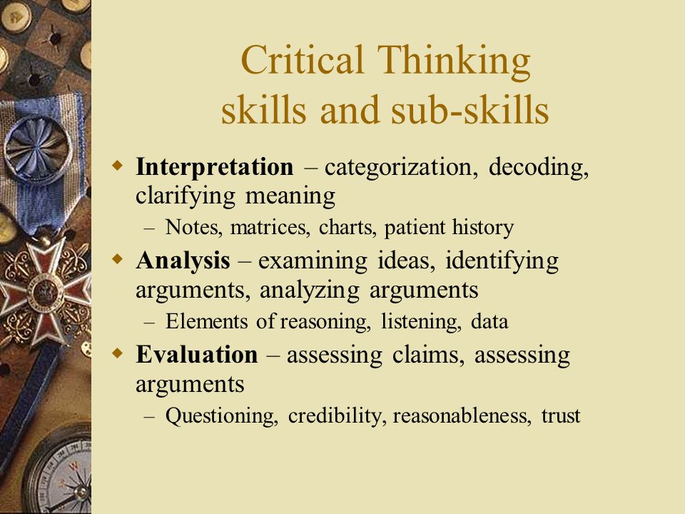 Thinking skills: critical thinking and problem solving pdf